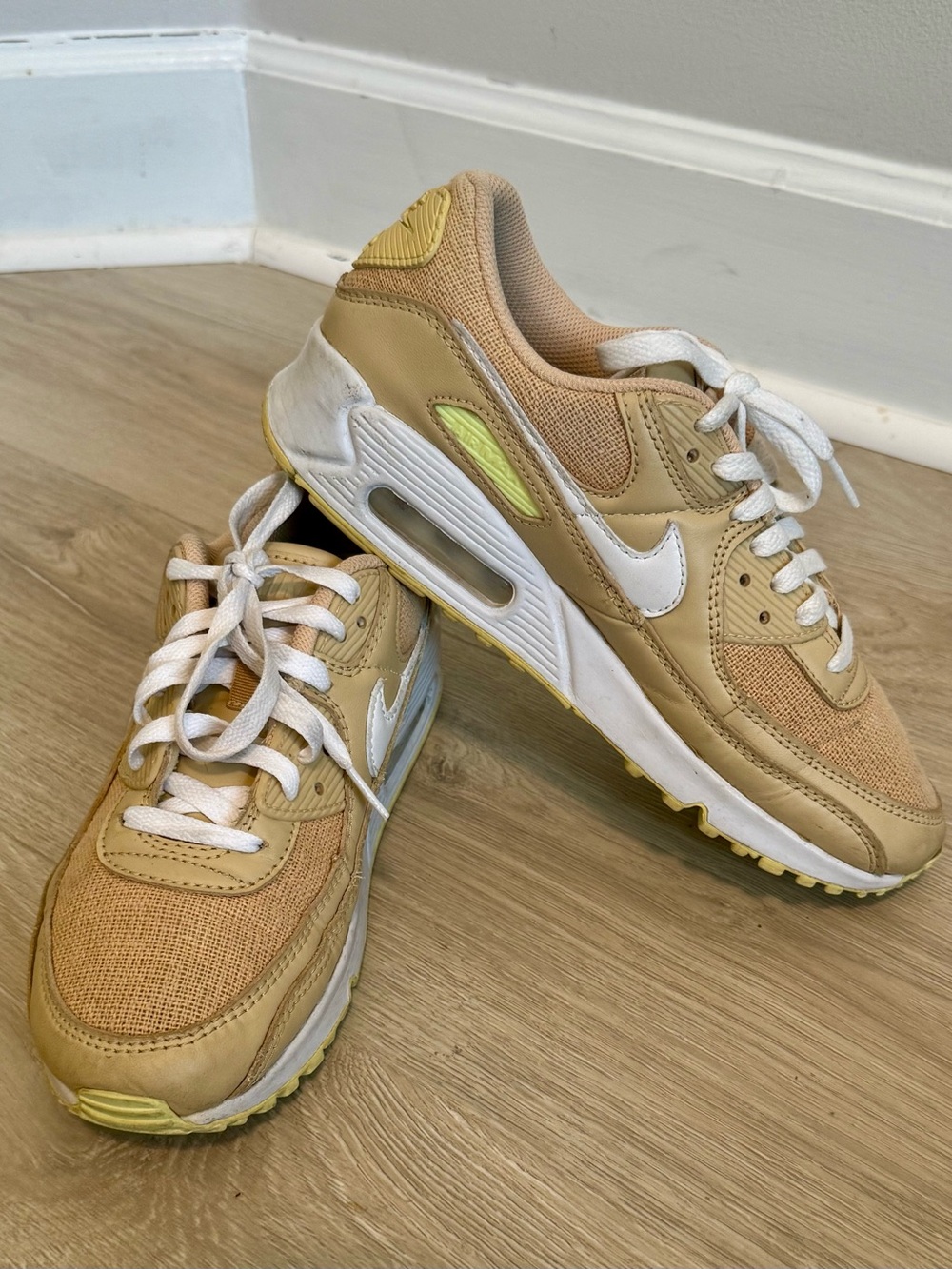 Nike Air Max 90 Sesame Barely Volt Women’s Sneakers